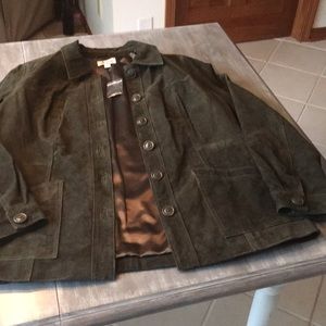 Faux suede jacket